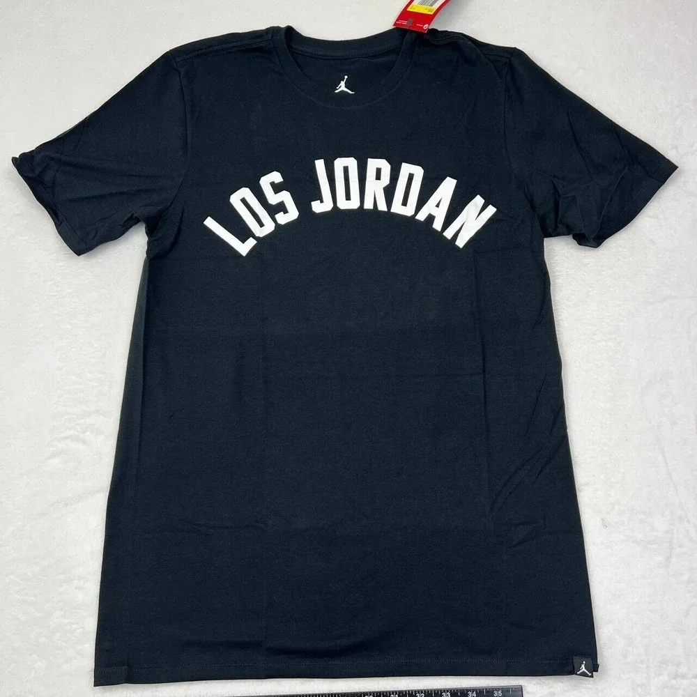 Air Jordan‎ Shirt Men Small Black Los Jordan Jumpman Short Sleeve New S